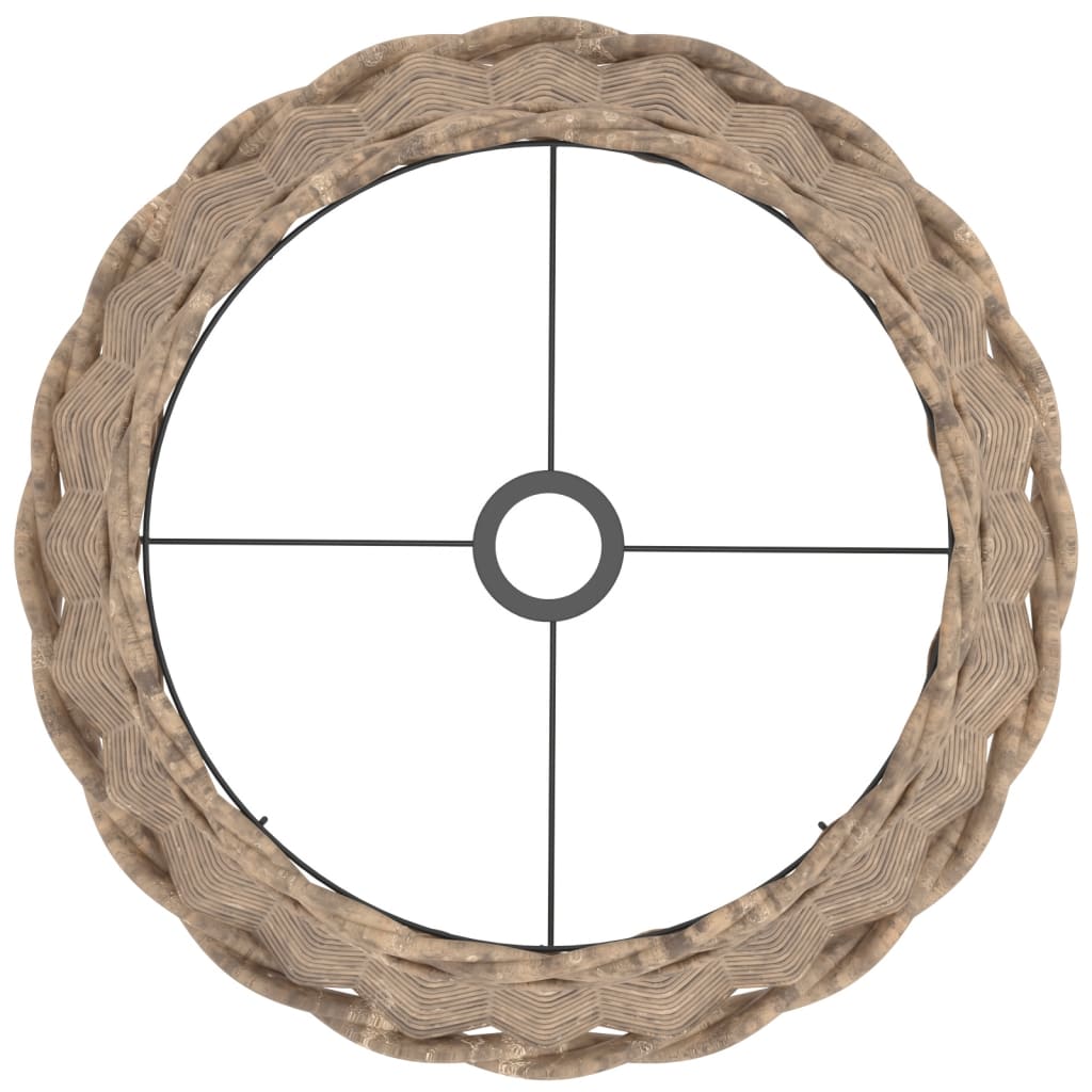 vidaXL Καπέλο Φωτιστικού Καφέ Ø40x26 εκ. από Wicker