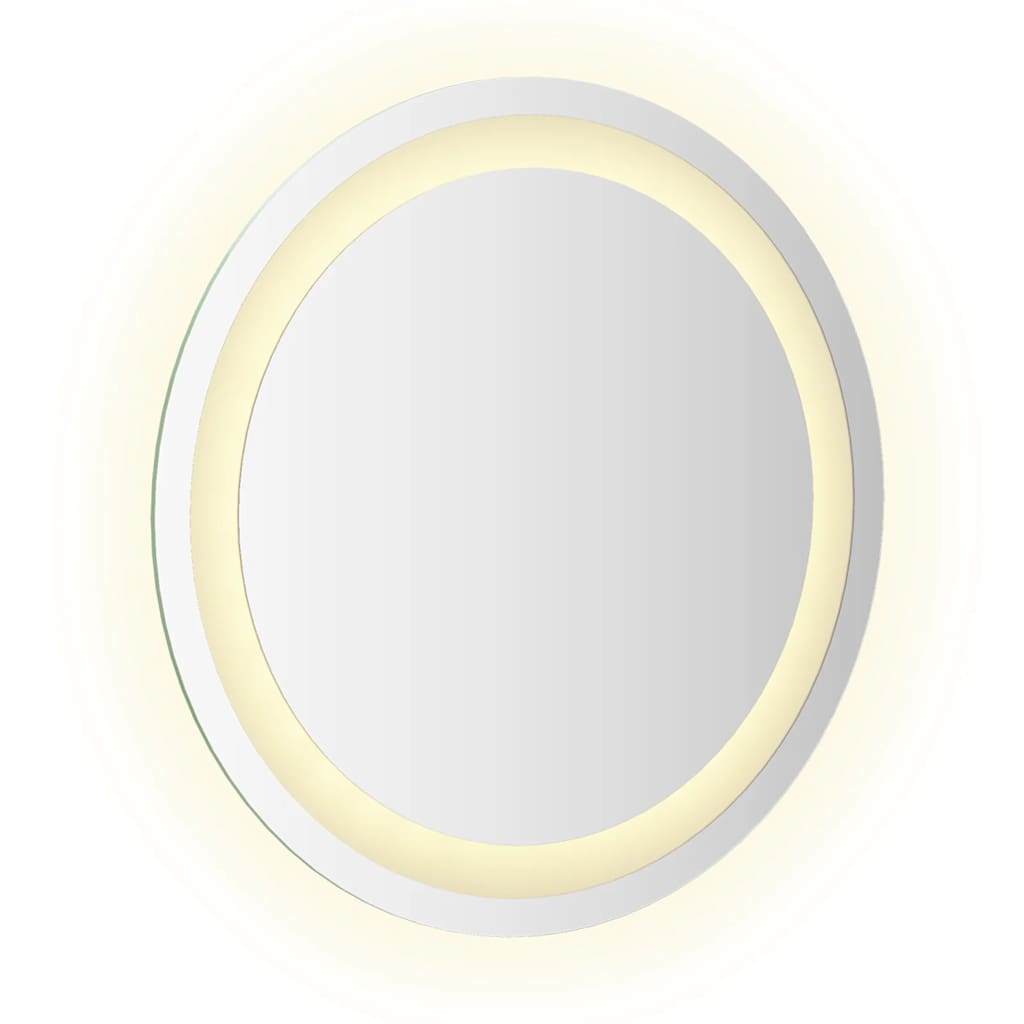 vidaXL Καθρέφτης Μπάνιου LED Στρογγυλός 40 εκ.