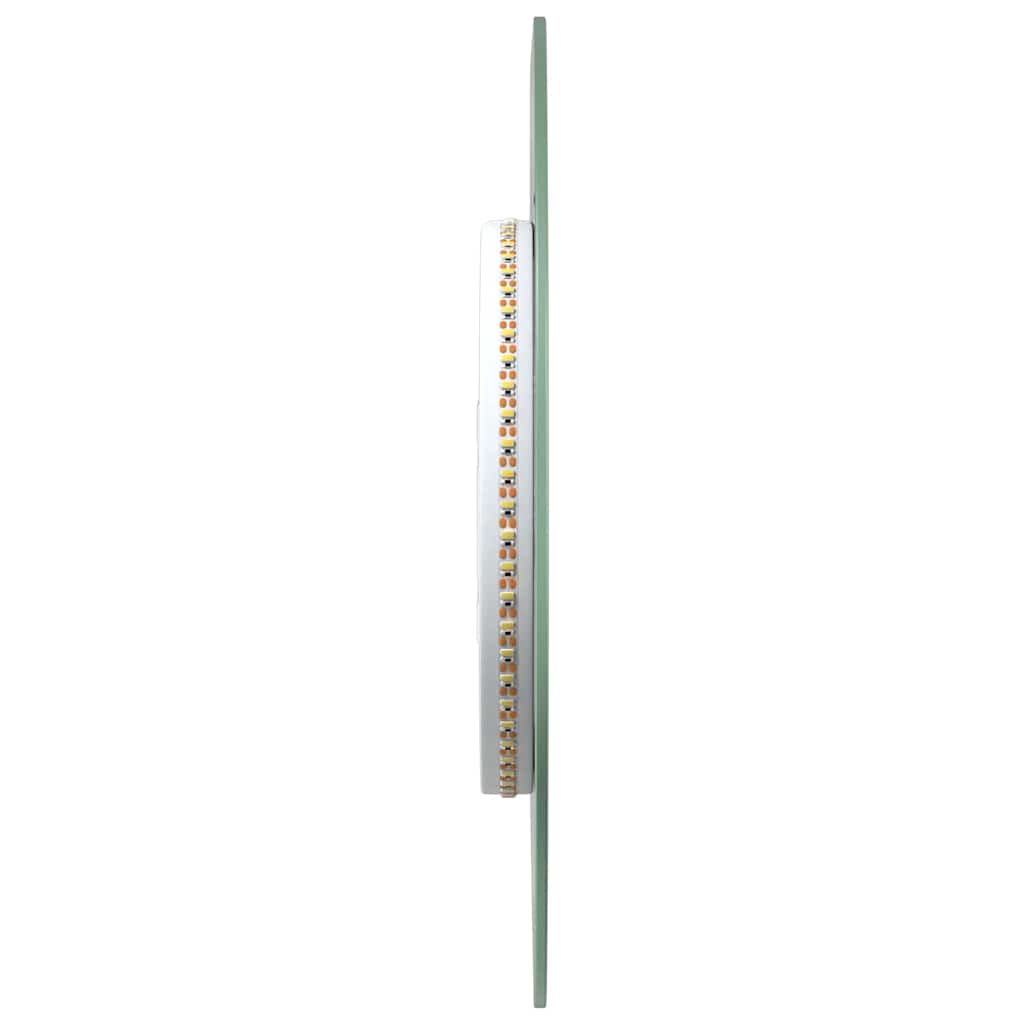 vidaXL Καθρέφτης Μπάνιου με LED Οβάλ 70x30 εκ.