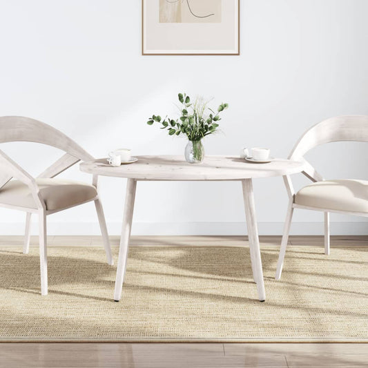 vidaXL Επιφάνεια Τραπεζιού Οβάλ Λευκή 100x50x2,5 εκ. Μασίφ Ξύλο Πεύκου