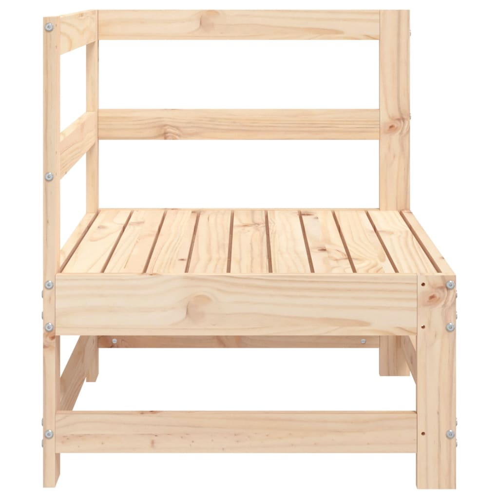 vidaXL Καναπές Κήπου Γωνιακός από Μασίφ Ξύλο Πεύκου