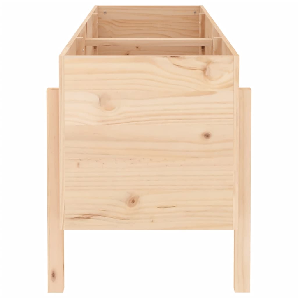 vidaXL Ζαρντινιέρα Υπερυψωμένη 160 x 50 x 57 εκ. από Μασίφ Ξύλο Πεύκου