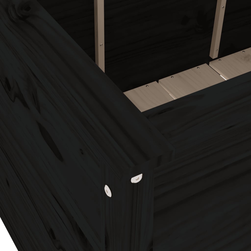 vidaXL Ζαρντινιέρα Υπερυψωμένη 119,5x82,5x78 εκ. από Μασίφ Ξύλο Πεύκου