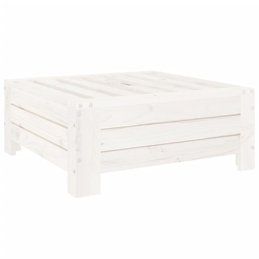 vidaXL Κάλυμμα Βάσης Ομπρέλας Λευκό από Μασίφ Ξύλο Πεύκου