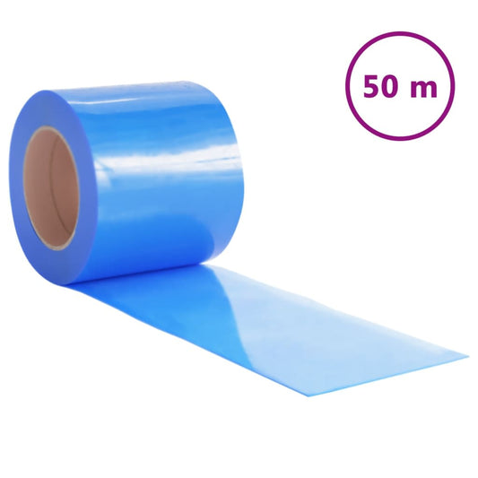 vidaXL Λωριδοκουρτίνα Μπλε 50 μ. 200 χιλ. x 1,6 χιλ. από PVC