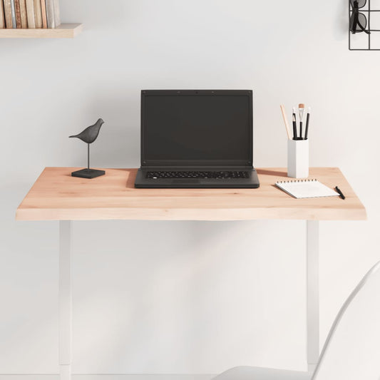 vidaXL Επιφάνεια Τραπεζιού 100x60x(2-6)εκ Ακατέργαστο Μασίφ Ξύλο Δρυός