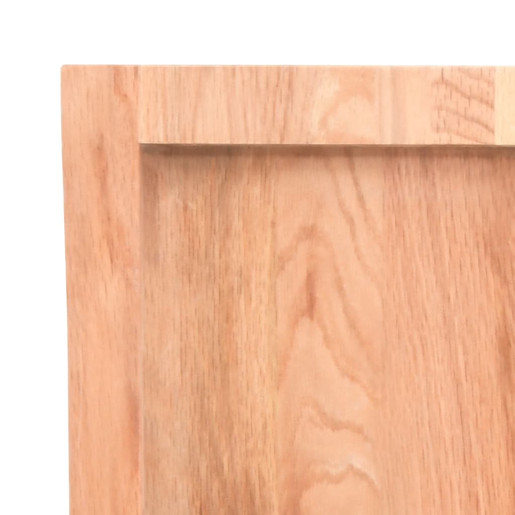 vidaXL Επιφ Τραπεζιού Αν Καφέ 160x40x(2-4)εκ.Ακατέργ. Μασίφ Ξύλο Δρυός
