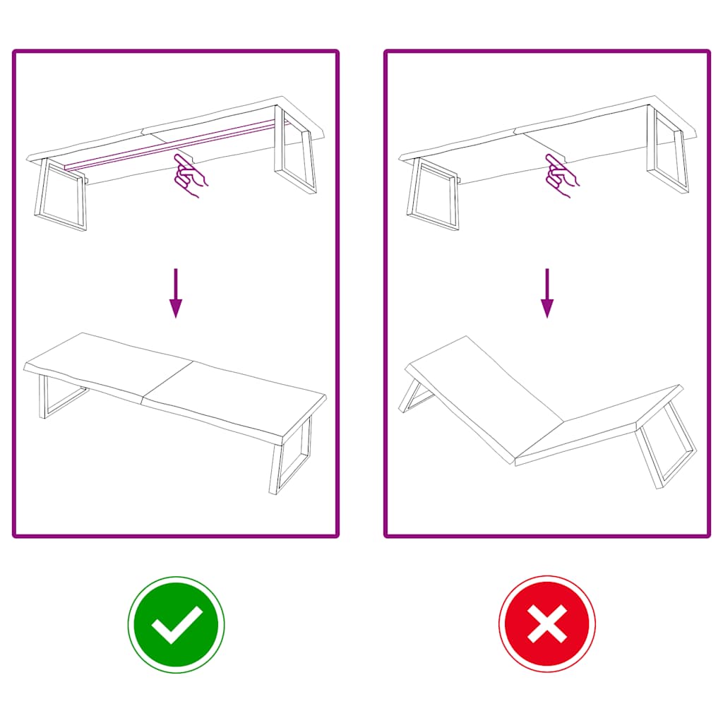vidaXL Επιφ Τραπεζιού Αν Καφέ 180x60x(2-4)εκ.Ακατέργ. Μασίφ Ξύλο Δρυός