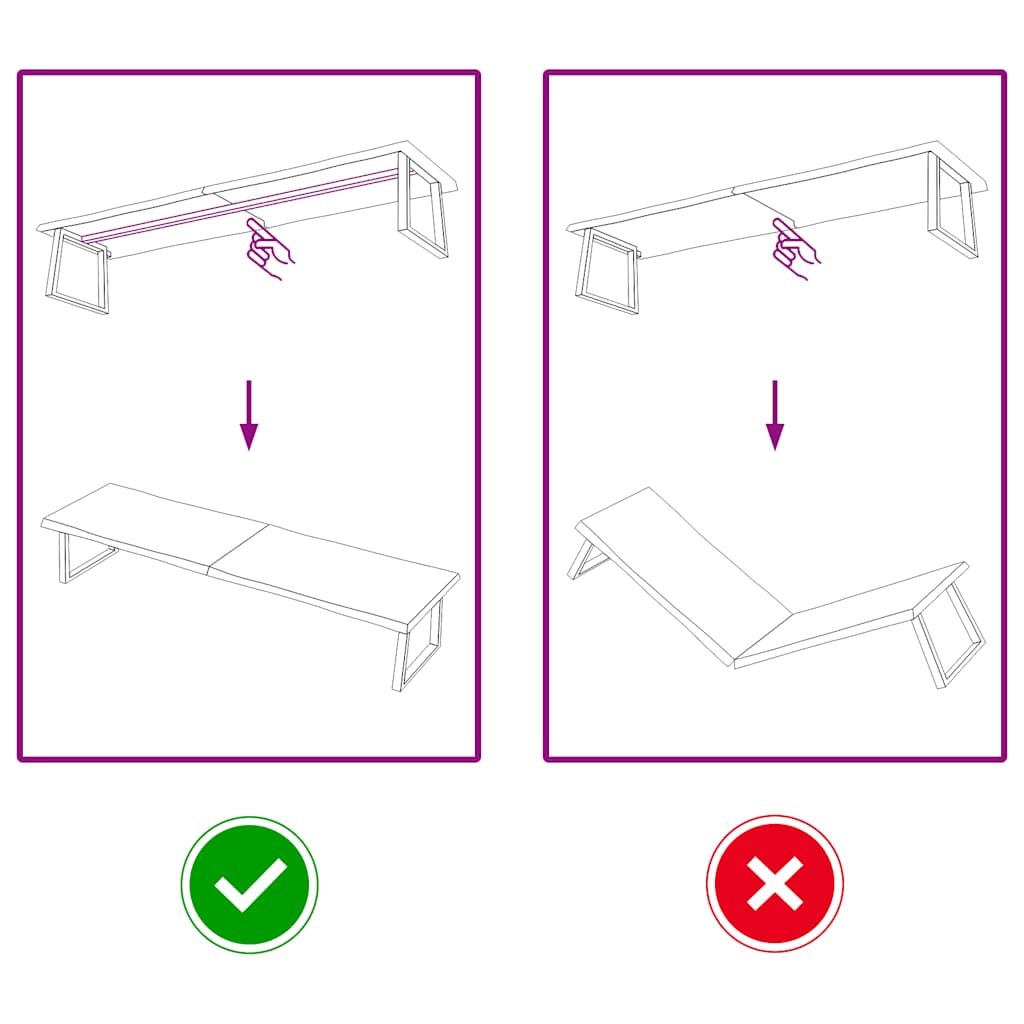 vidaXL Επιφ Τραπεζιού Αν Καφέ 220x60x(2-6)εκ.Ακατέργ. Μασίφ Ξύλο Δρυός