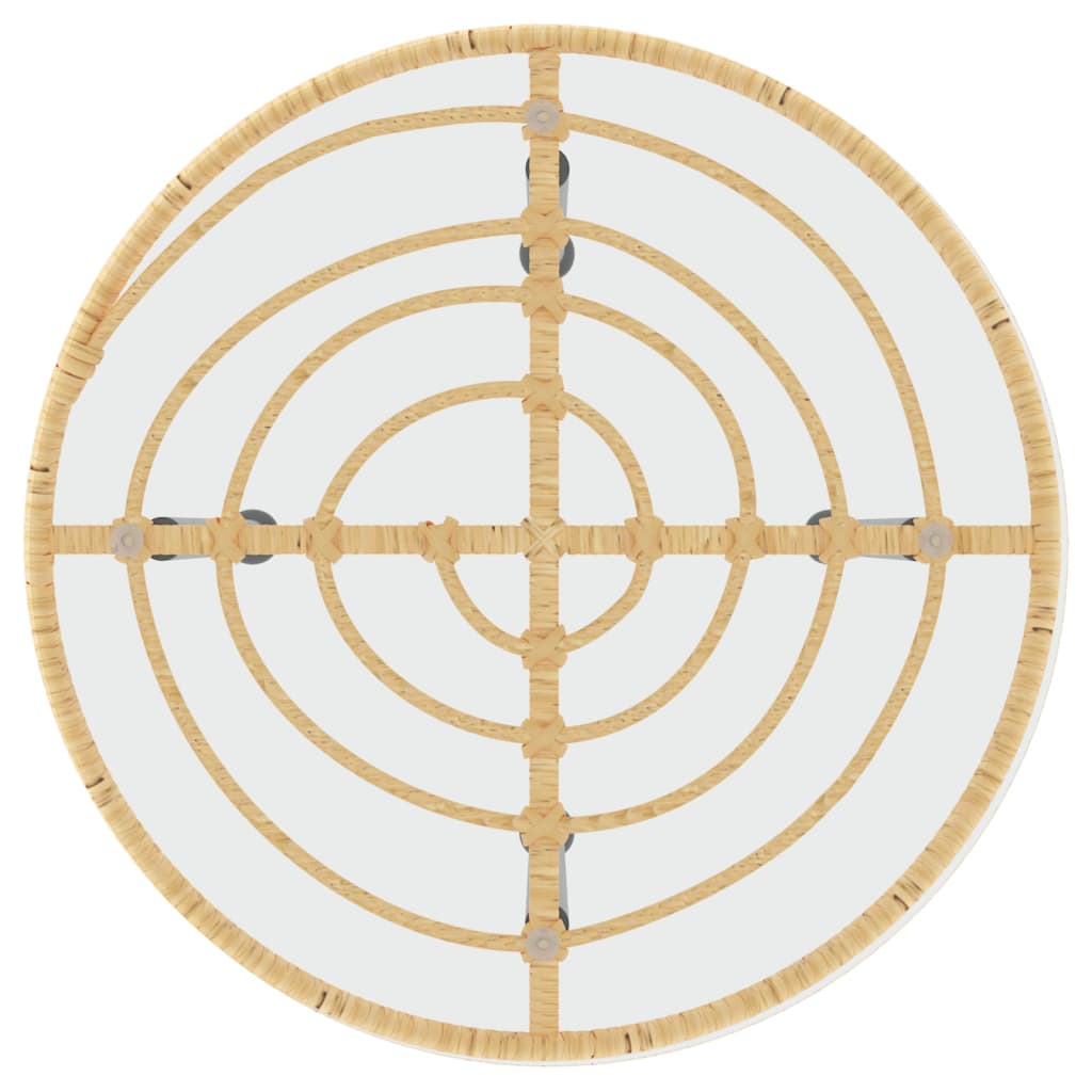 vidaXL Σετ Τραπεζαρίας Κήπου 3 Τεμαχίων από Συνθετικό Ρατάν