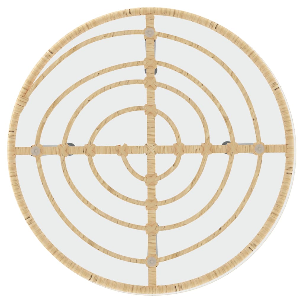 vidaXL Σετ Τραπεζαρίας Κήπου 3 Τεμαχίων από Συνθετικό Ρατάν