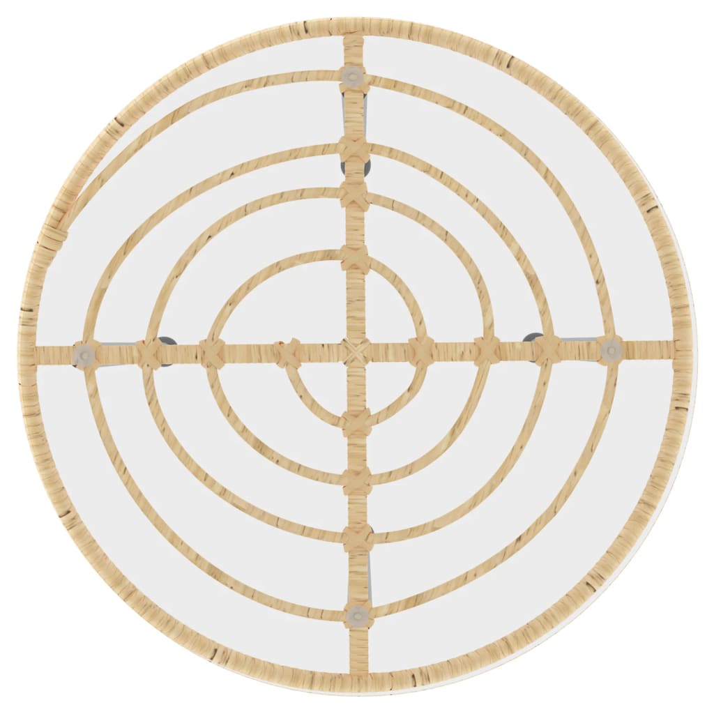 vidaXL Σετ Τραπεζαρίας Κήπου 3 Τεμαχίων από Συνθετικό Ρατάν