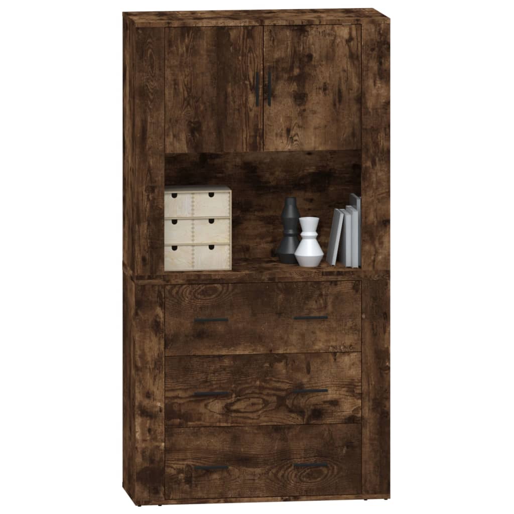 vidaXL Ντουλάπα Καπνιστή δρυς από Επεξεργασμένο Ξύλο