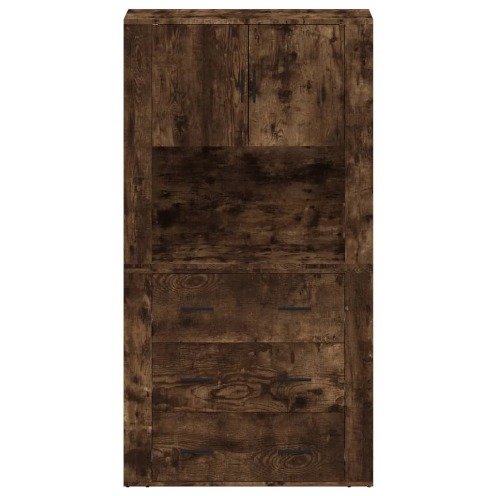 vidaXL Ντουλάπα Καπνιστή δρυς από Επεξεργασμένο Ξύλο