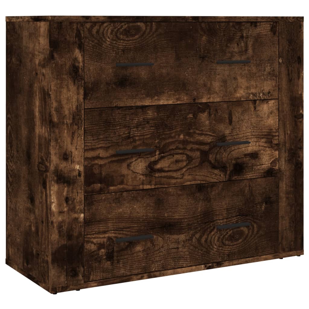 vidaXL Ντουλάπα Καπνιστή δρυς από Επεξεργασμένο Ξύλο