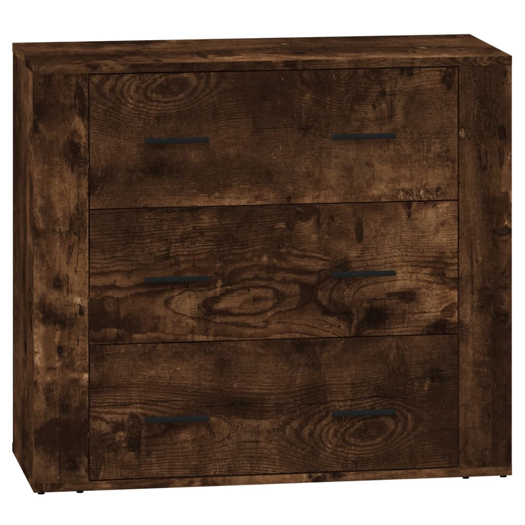 vidaXL Ντουλάπια 2 τεμ. Καπνιστή δρυς Επεξεργασμένο Ξύλο