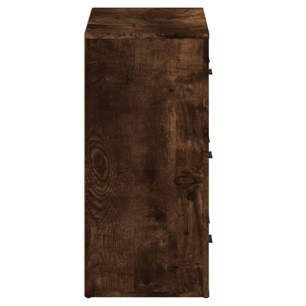 vidaXL Ντουλάπια 2 τεμ. Καπνιστή δρυς Επεξεργασμένο Ξύλο