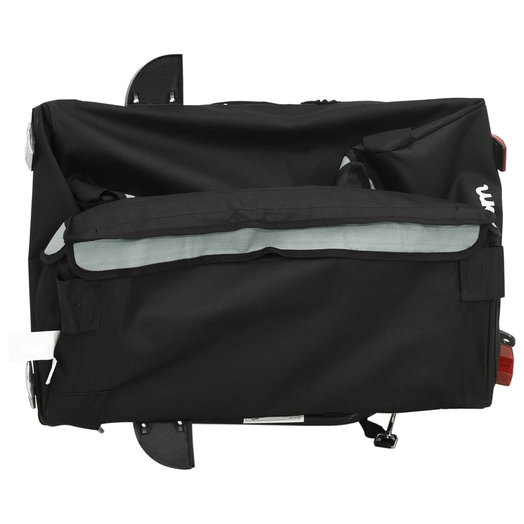 vidaXL Τρέιλερ Ποδηλάτου Μαύρο και Γκρι 30 Κιλά από Σίδερο