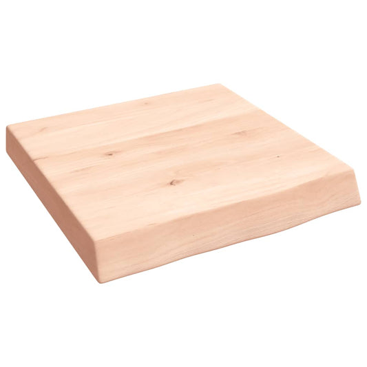 vidaXL Πάγκος Μπάνιου 40 x 40 x (2-6) εκ. από Ακατέργαστο Μασίφ Ξύλο