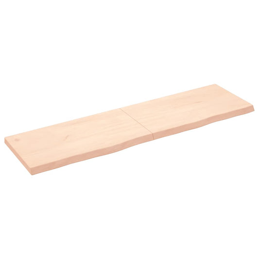 vidaXL Πάγκος Μπάνιου 180x50x(2-6) εκ. από Ακατέργαστο Μασίφ Ξύλο