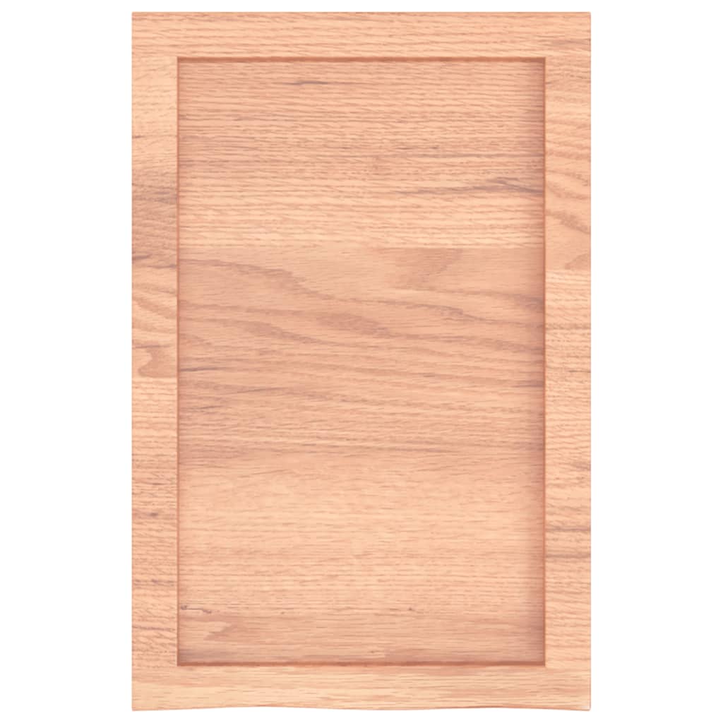 vidaXL Πάγκος Μπάνιου Αν. Καφέ 40x60x(2-6) εκ. Επεξεργ. Μασίφ Ξύλο