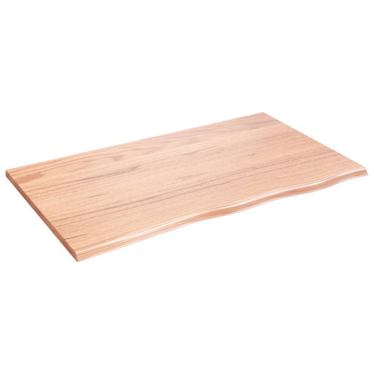 vidaXL Πάγκος Μπάνιου Αν. Καφέ 100 x 60 x 2 εκ. Επεξεργ. Μασίφ Ξύλο
