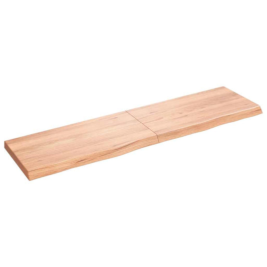 vidaXL Πάγκος Μπάνιου Αν. Καφέ 120x30x(2-4) εκ. Επεξεργ. Μασίφ Ξύλο