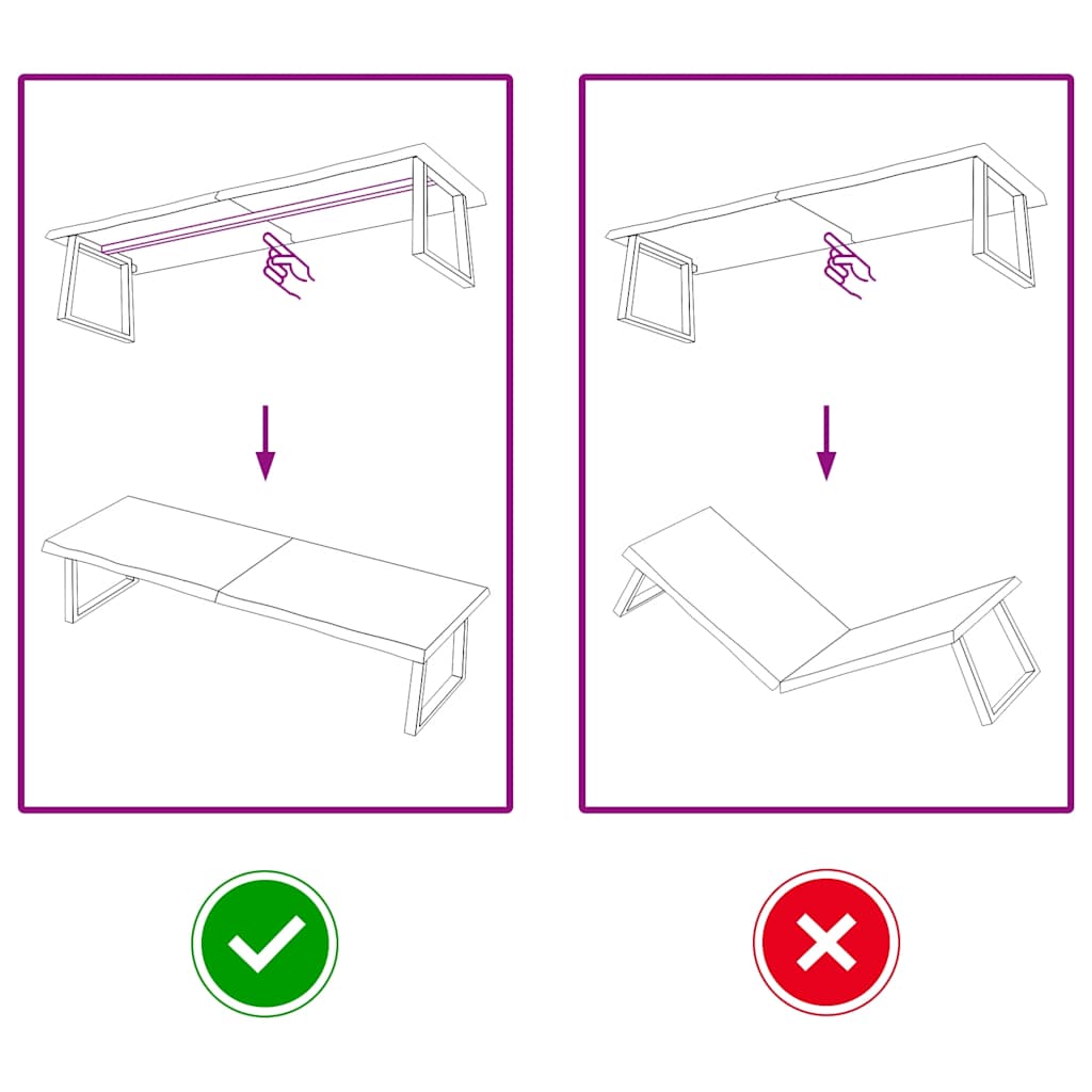 vidaXL Επιφ Τραπεζιού Αν Καφέ 180x60x(2-6)εκ. Επεξ. Μασίφ Ξύλο Δρυός