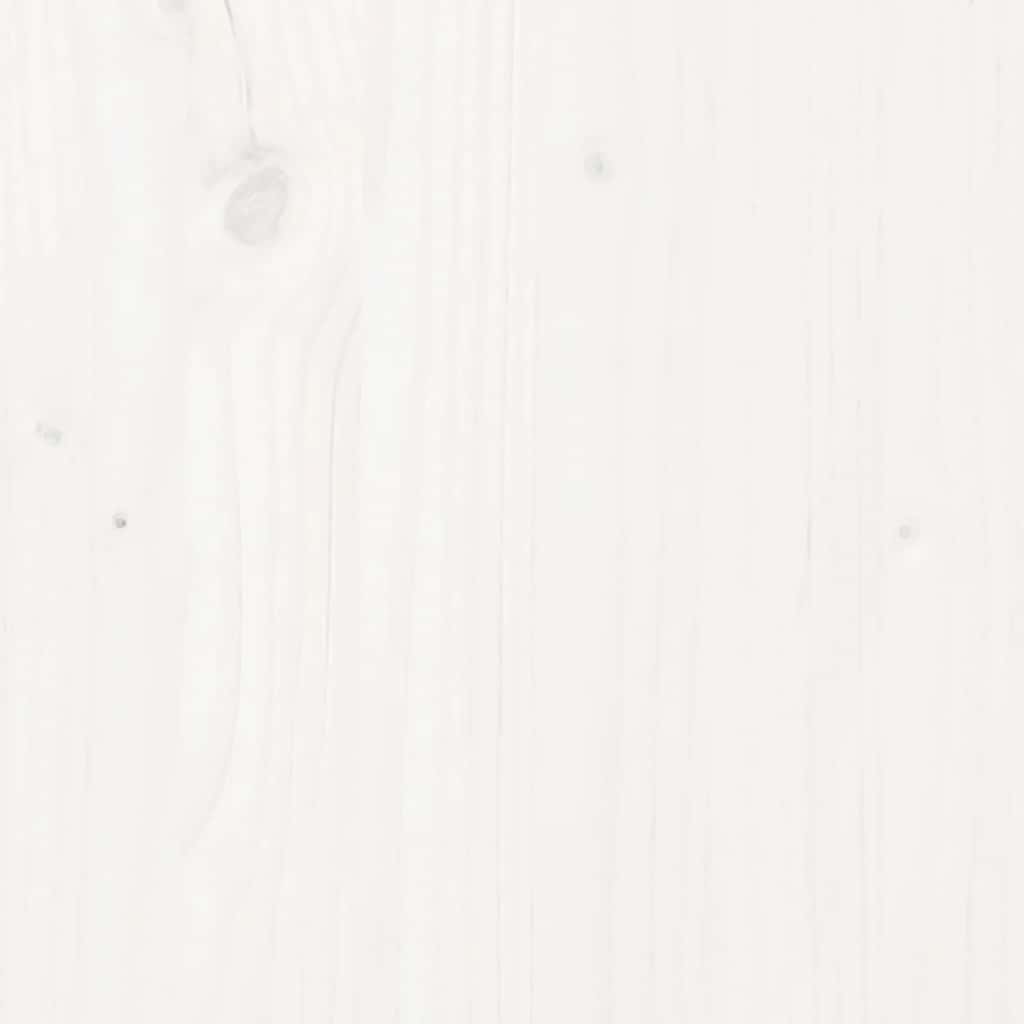 vidaXL Σαλόνι Κήπου Σετ 5 Τεμαχίων Λευκό από Μασίφ Ξύλο με Μαξιλάρια