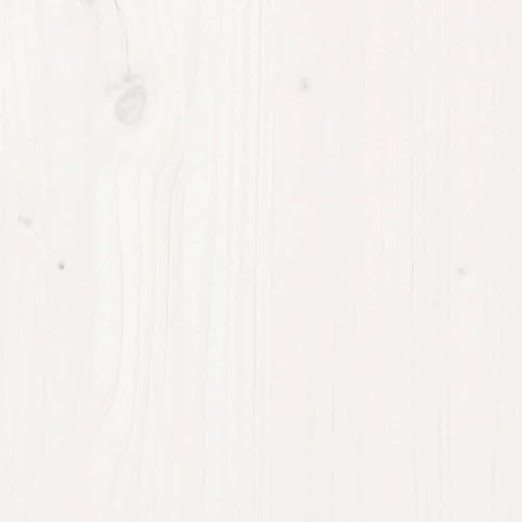 vidaXL Σαλόνι Κήπου Σετ 4 Τεμαχίων με Μαξιλάρια Λευκό από Μασίφ Ξύλο