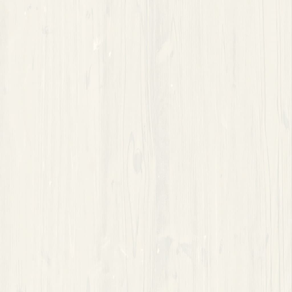 vidaXL Βιτρίνα VIGO Λευκή 85 x 35 x 170 εκ. από Μασίφ Ξύλο Πεύκου