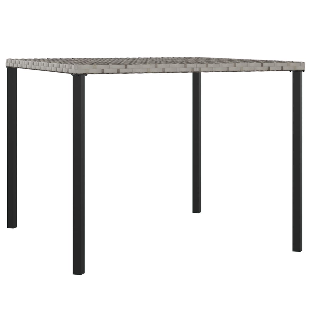 vidaXL Σετ Τραπεζαρίας Κήπου 6 τεμ. Γκρι Συνθετικό Ρατάν με Μαξιλάρια