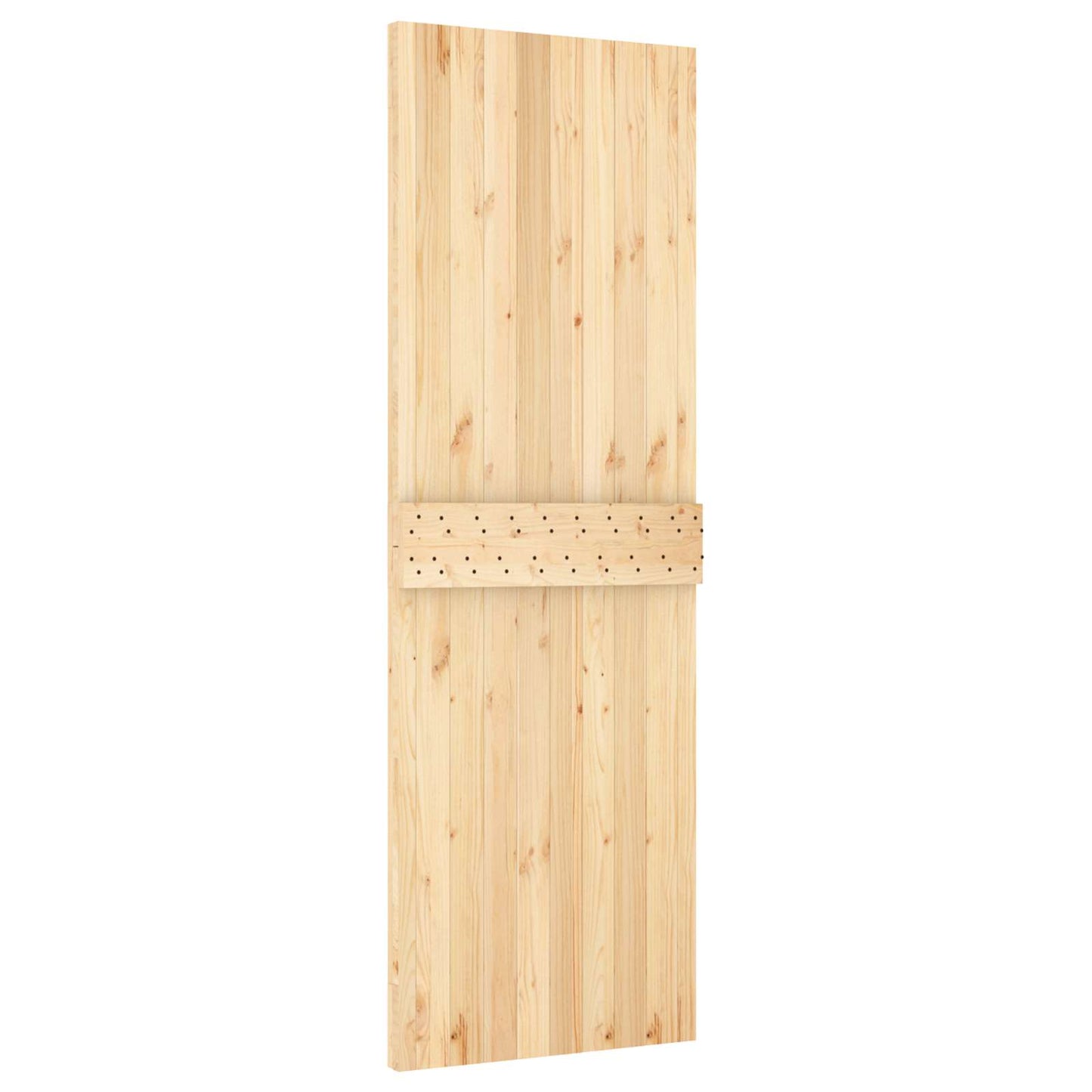 vidaXL Πόρτα NARVIK Φυσικό 70 x 210 cm Συμπαγές Ξύλο Πεύκου
