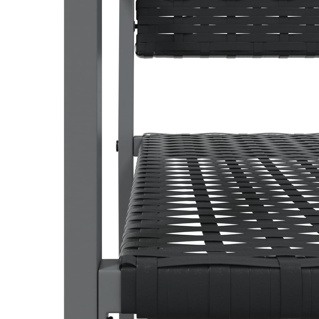 vidaXL Σετ Τραπεζαρίας Κήπου 3 Τεμαχίων από Συνθετικό Ρατάν / Ατσάλι