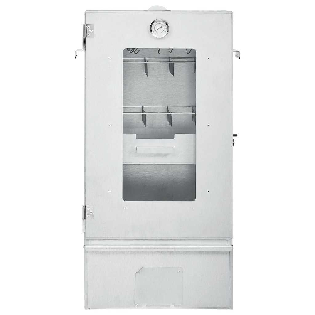 vidaXL Φούρνος Μπάρμπεκιου με Τραπέζι από Γαλβανισμένο Ατσάλι