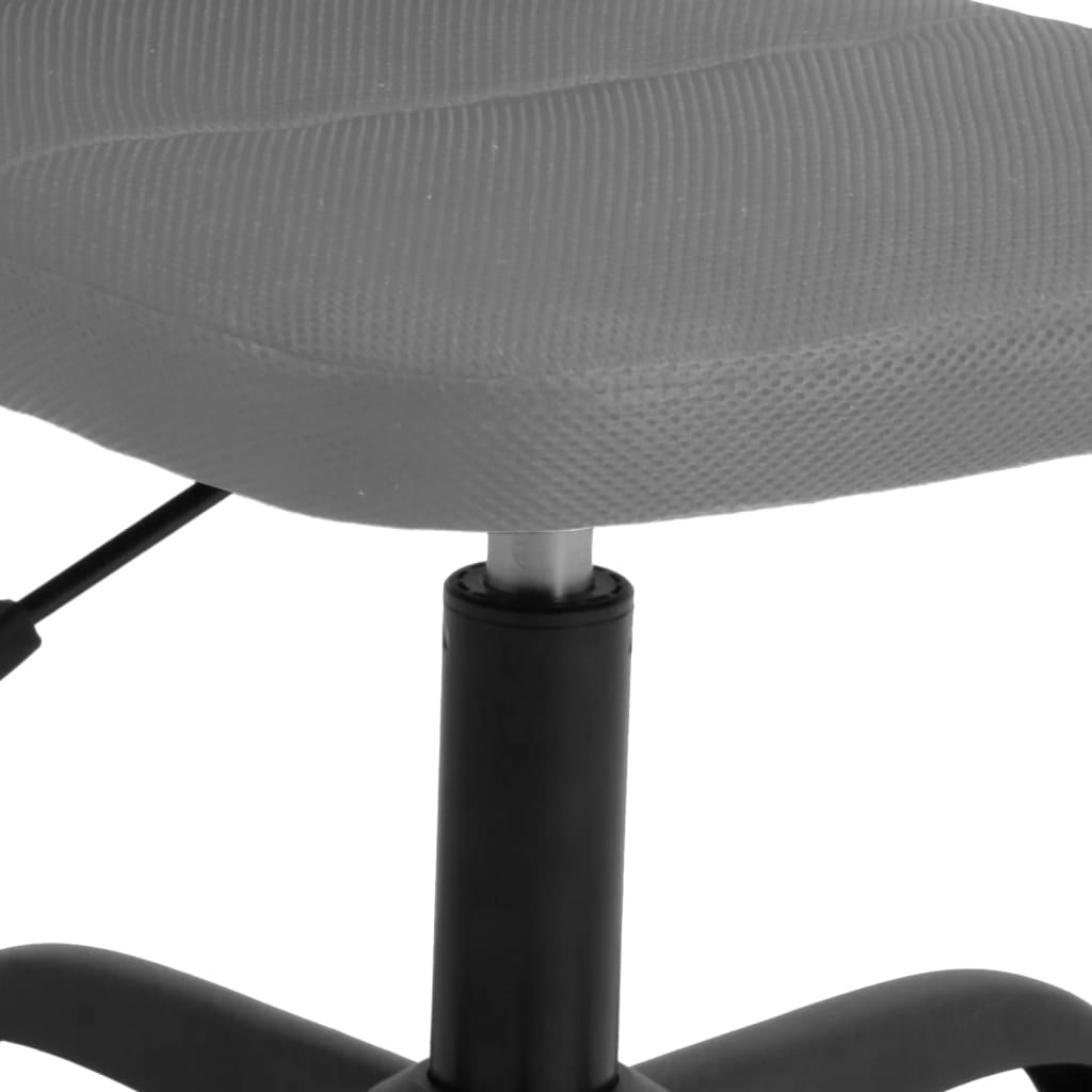 vidaXL Καρέκλα Γραφείου Ρυθμιζόμενο Ύψος Γκρι από Διχτυωτό Ύφασμα