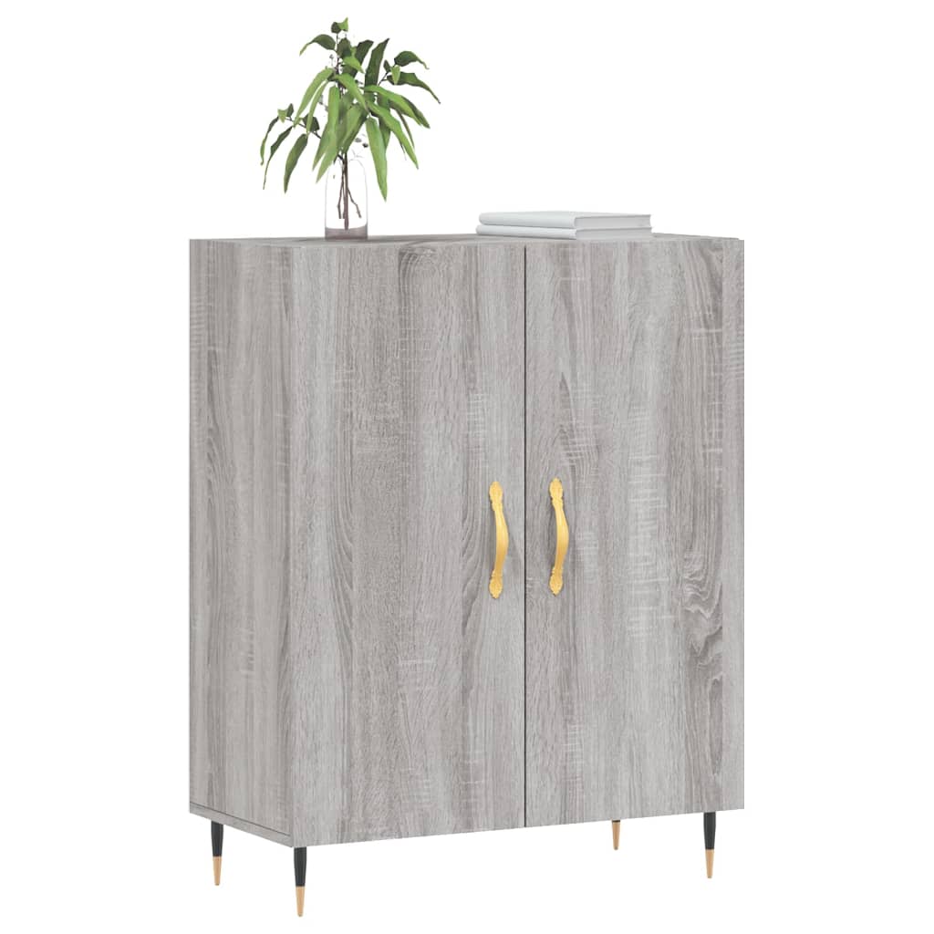 vidaXL Ντουλάπι Γκρι Sonoma 69,5 x 34 x 90 εκ. από Επεξεργασμένο Ξύλο