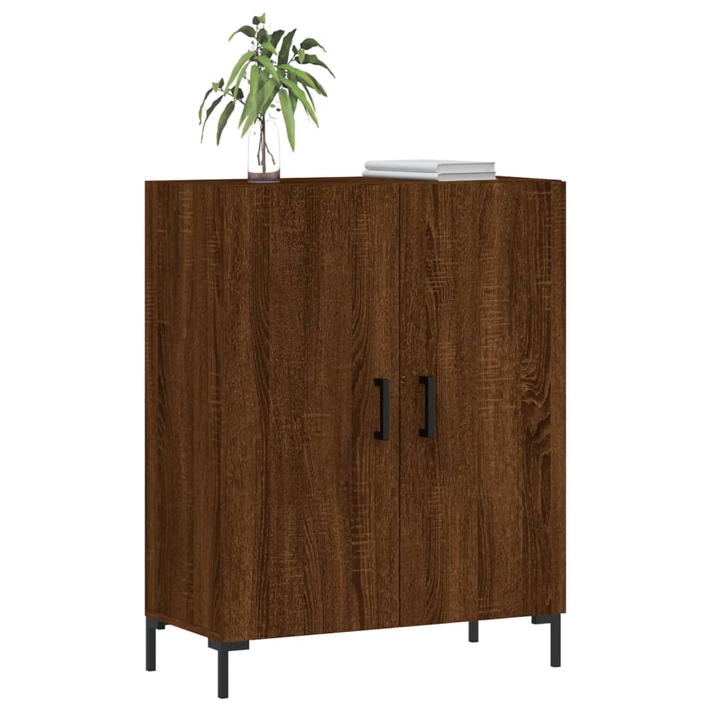 vidaXL Ντουλάπι Καφέ Δρυς 69,5 x 34 x 90 εκ. Επεξεργασμένο Ξύλο