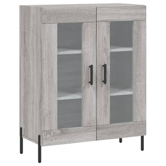 vidaXL Ντουλάπι Γκρι Sonoma 69,5 x 34 x 90 εκ. από Επεξεργασμένο Ξύλο