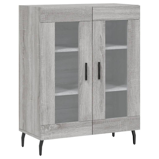 vidaXL Ντουλάπι Γκρι Sonoma 69,5 x 34 x 90 εκ. από Επεξεργασμένο Ξύλο