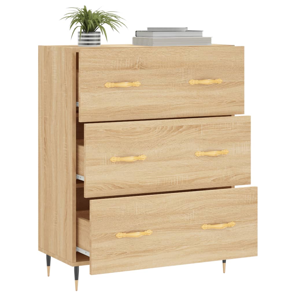 vidaXL Ντουλάπι Sonoma Δρυς 69,5 x 34 x 90 εκ. από Επεξεργασμένο Ξύλο