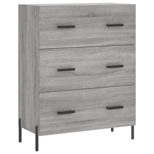 vidaXL Ντουλάπι Γκρι Sonoma 69,5 x 34 x 90 εκ. από Επεξεργασμένο Ξύλο