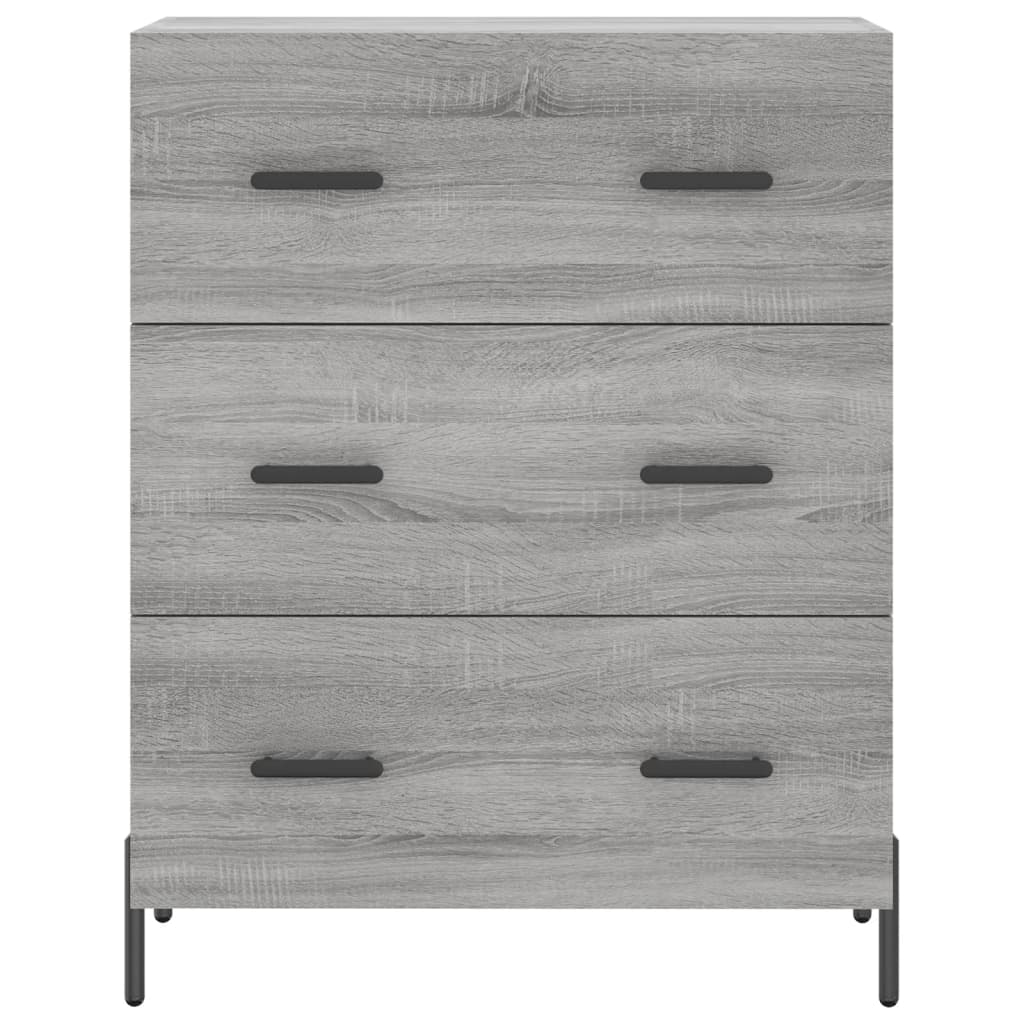 vidaXL Ντουλάπι Γκρι Sonoma 69,5 x 34 x 90 εκ. από Επεξεργασμένο Ξύλο