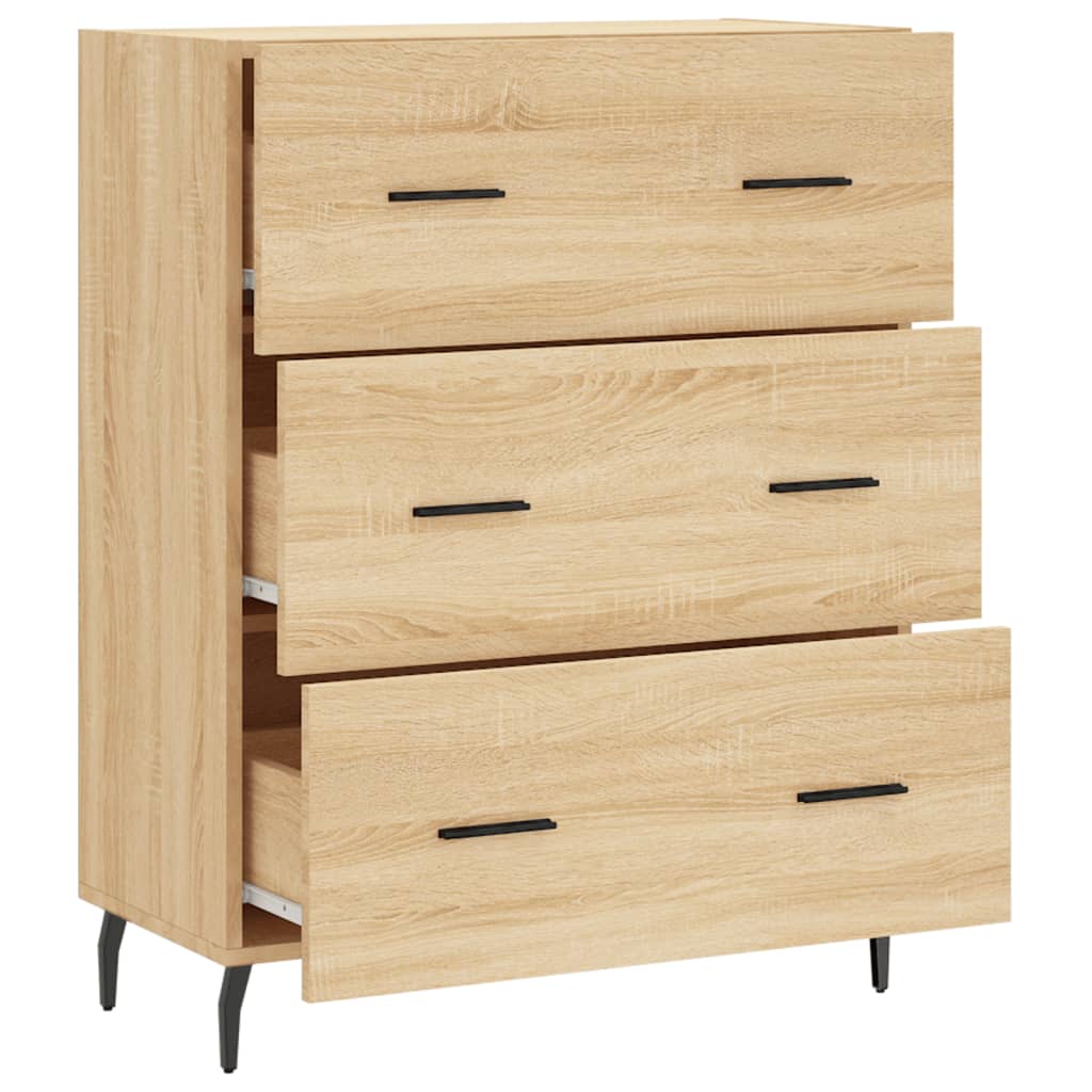 vidaXL Ντουλάπι Sonoma Δρυς 69,5 x 34 x 90 εκ. από Επεξεργασμένο Ξύλο