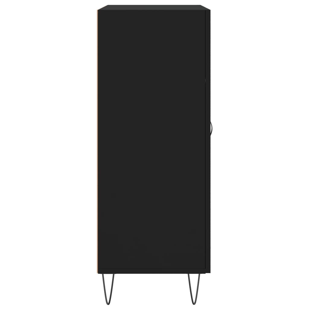 vidaXL Συρταριέρα Μαύρη 69,5 x 34 x 90 εκ. από Επεξεργασμένο Ξύλο
