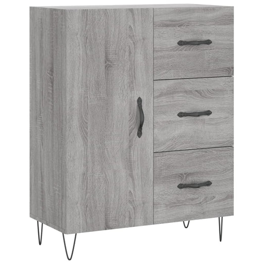 vidaXL Ντουλάπι Γκρι Sonoma 69,5 x 34 x 90 εκ. από Επεξεργασμένο Ξύλο