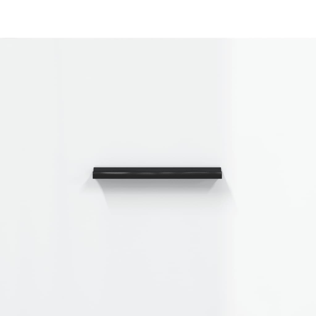 vidaXL Ντουλάπι Γυαλιστερό Λευκό 69,5x34x90 εκ. Επεξεργασμένο Ξύλο