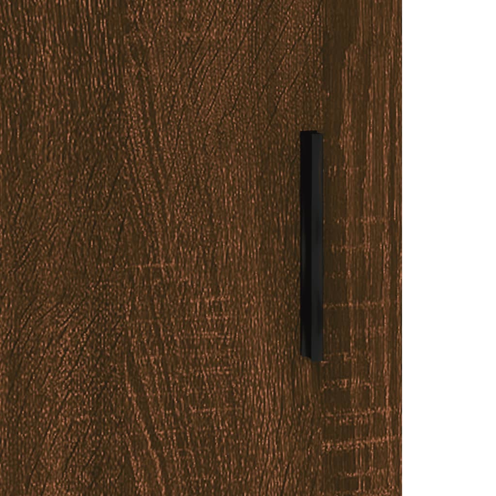 vidaXL Ντουλάπι Καφέ Δρυς 69,5 x 34 x 90 εκ. Επεξεργασμένο Ξύλο