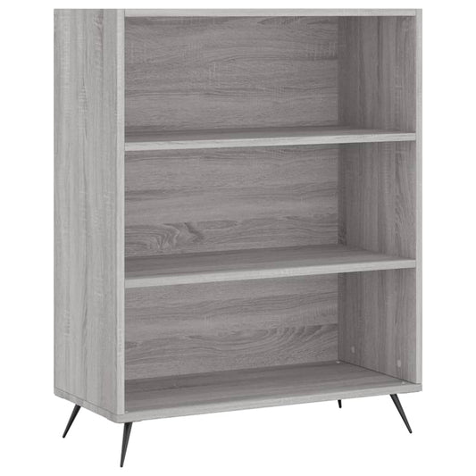 vidaXL Βιβλιοθήκη Γκρι sonoma 69,5 x 32,5 x 90 εκ. από Επεξεργ. Ξύλο