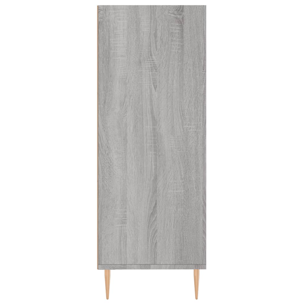 vidaXL Βιβλιοθήκη Γκρι Sonoma 69,5 x 32,5 x 90 εκ. από Επεξεργ. Ξύλο
